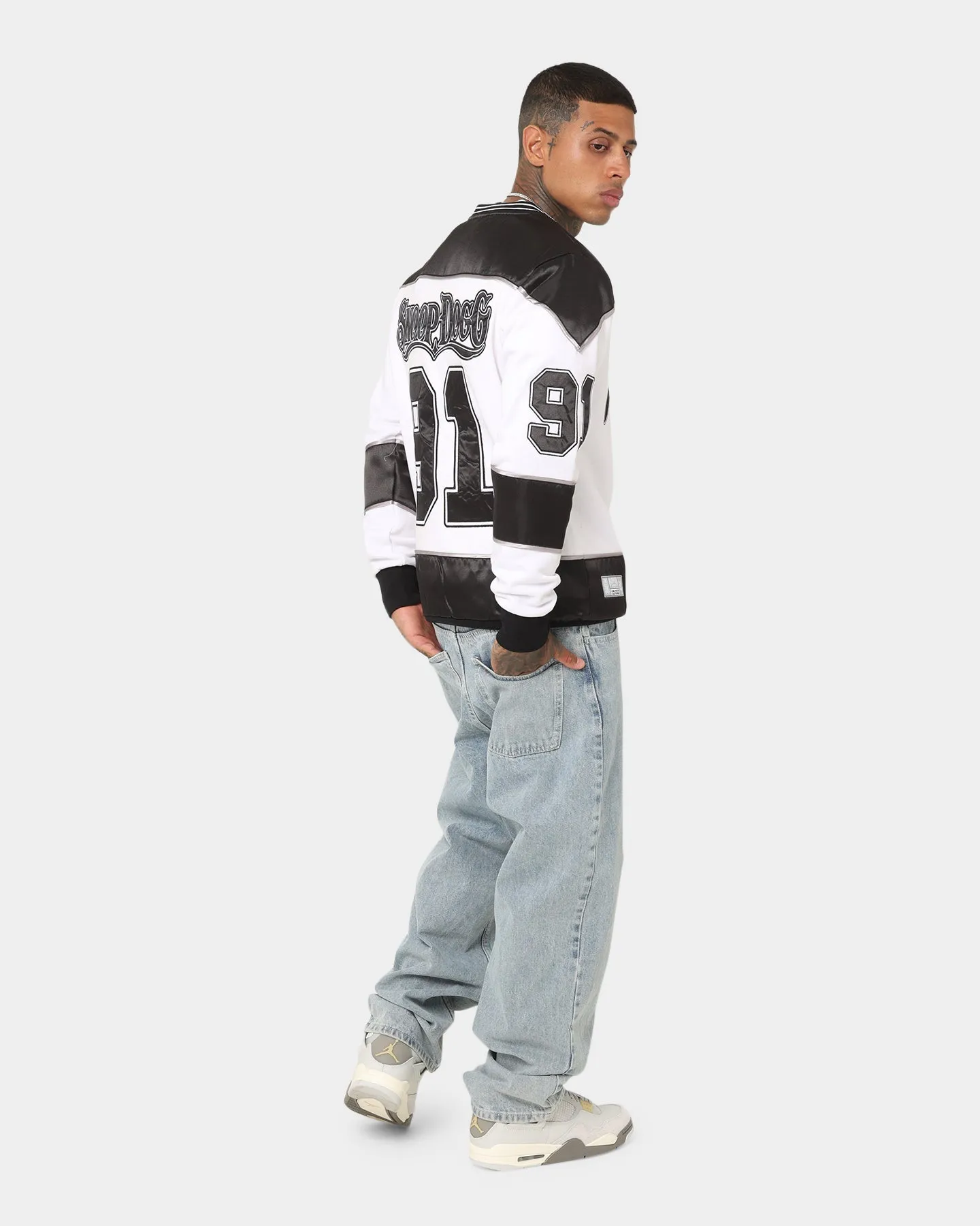 Deathrow Records LA Style Crewneck Black/White