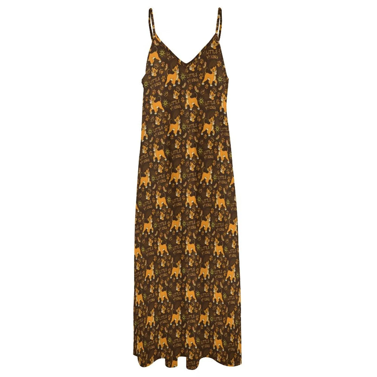 Disney Lion King Little King Women's Summer Slip Long Dress