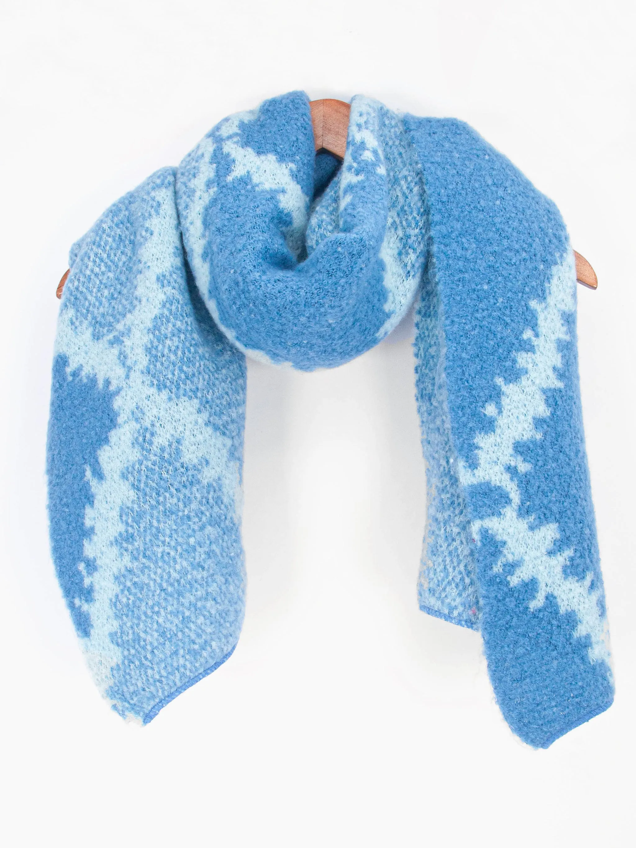 Dove Heavyweight Scarf - Denim Blue, Crosshatch