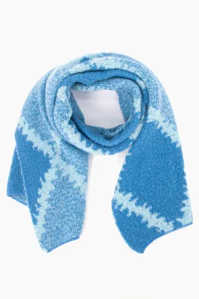 Dove Heavyweight Scarf - Denim Blue, Crosshatch