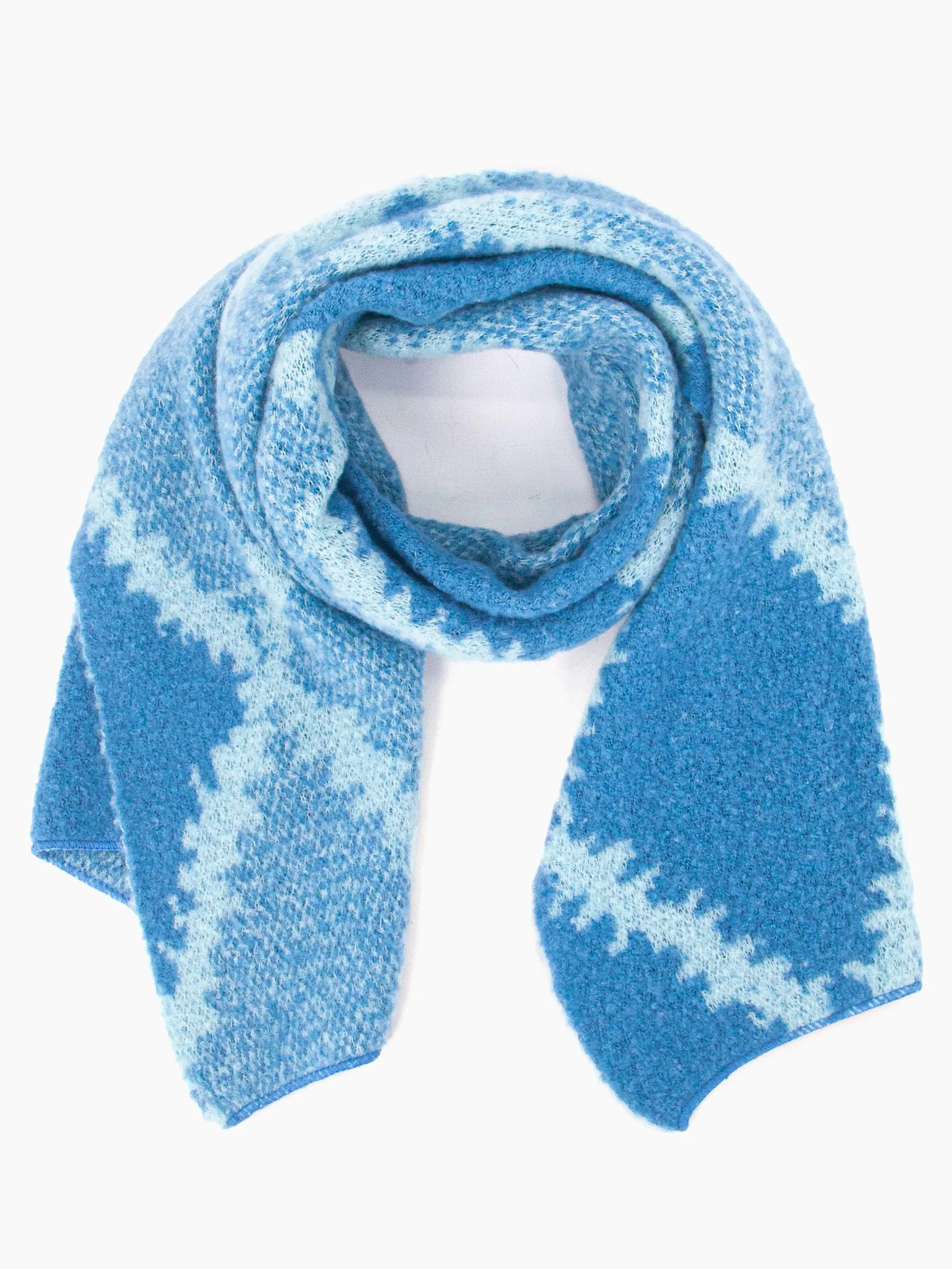 Dove Heavyweight Scarf - Denim Blue, Crosshatch