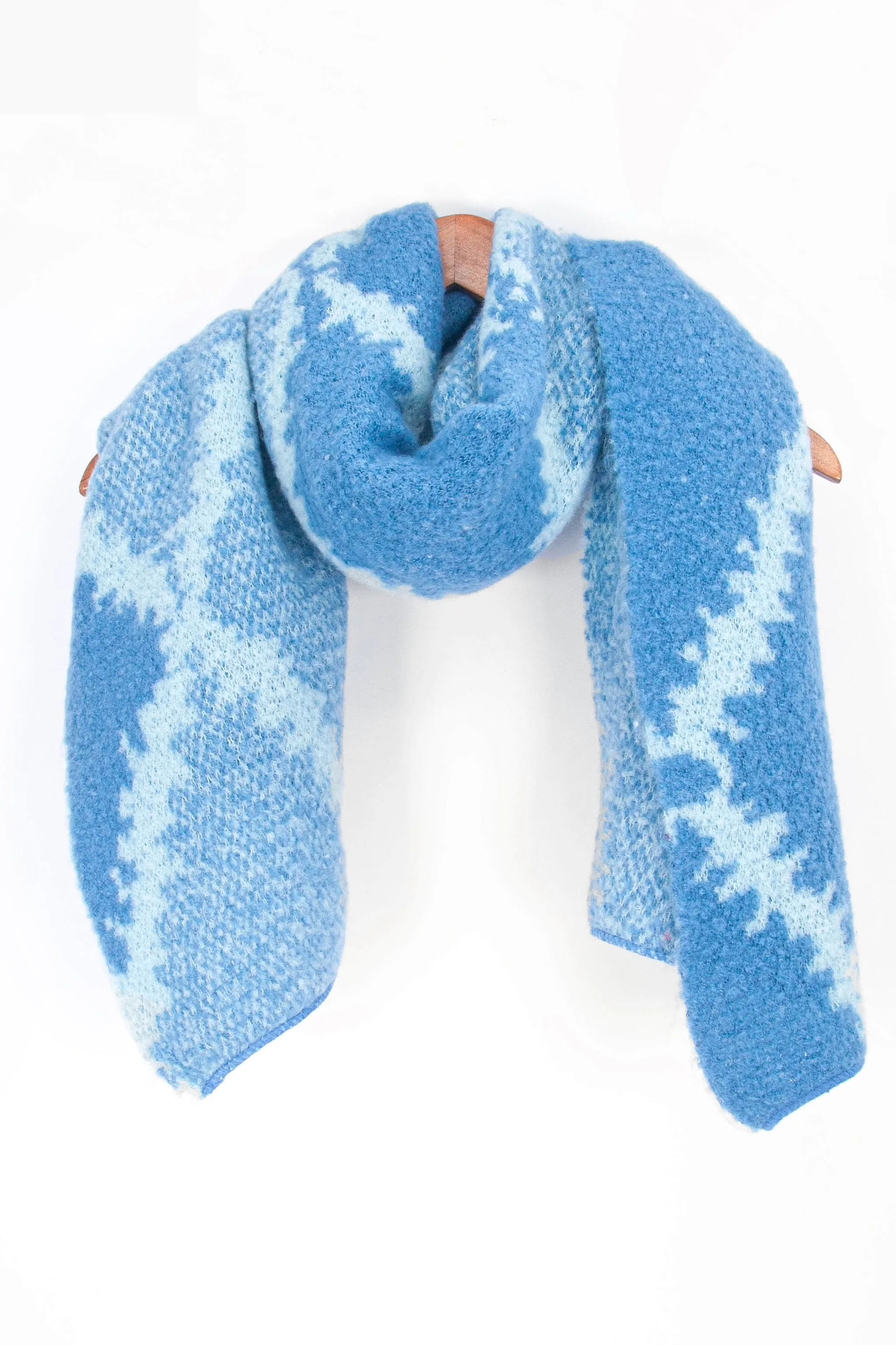 Dove Heavyweight Scarf - Denim Blue, Crosshatch