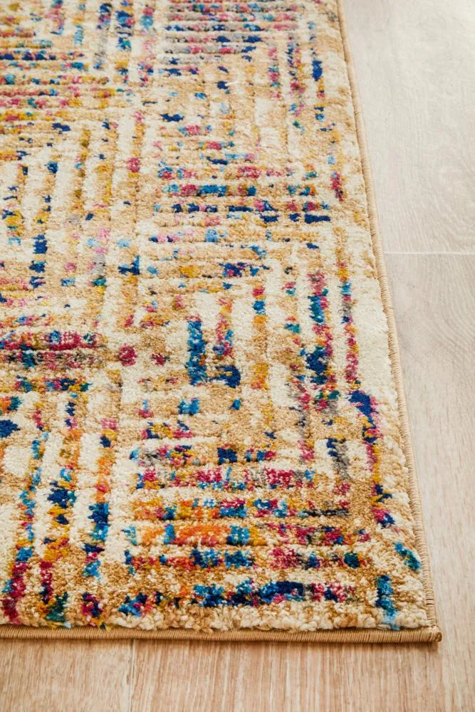 Dreamscape Movement Modern Multi Runner Rug