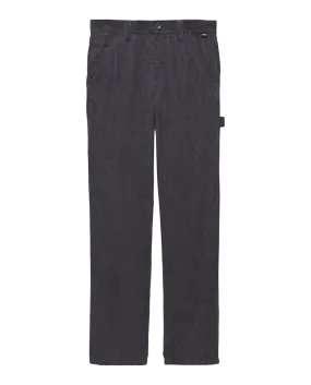 Drill Chore Loose Carpenter Corduroy Pants - Asphalt