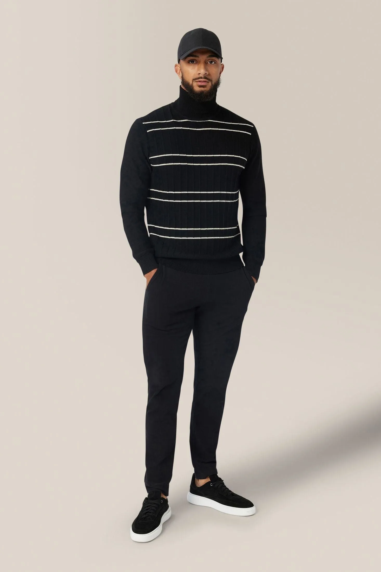 Drop Needle Turtleneck | Merino Wool