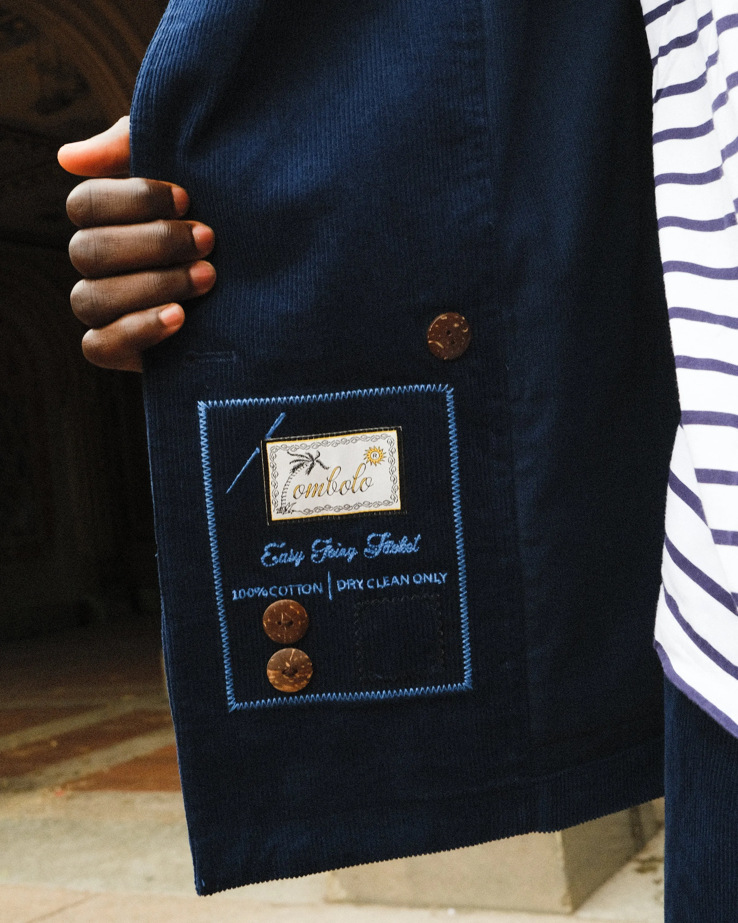 Easy-Going Jacket (Navy Corduroy)