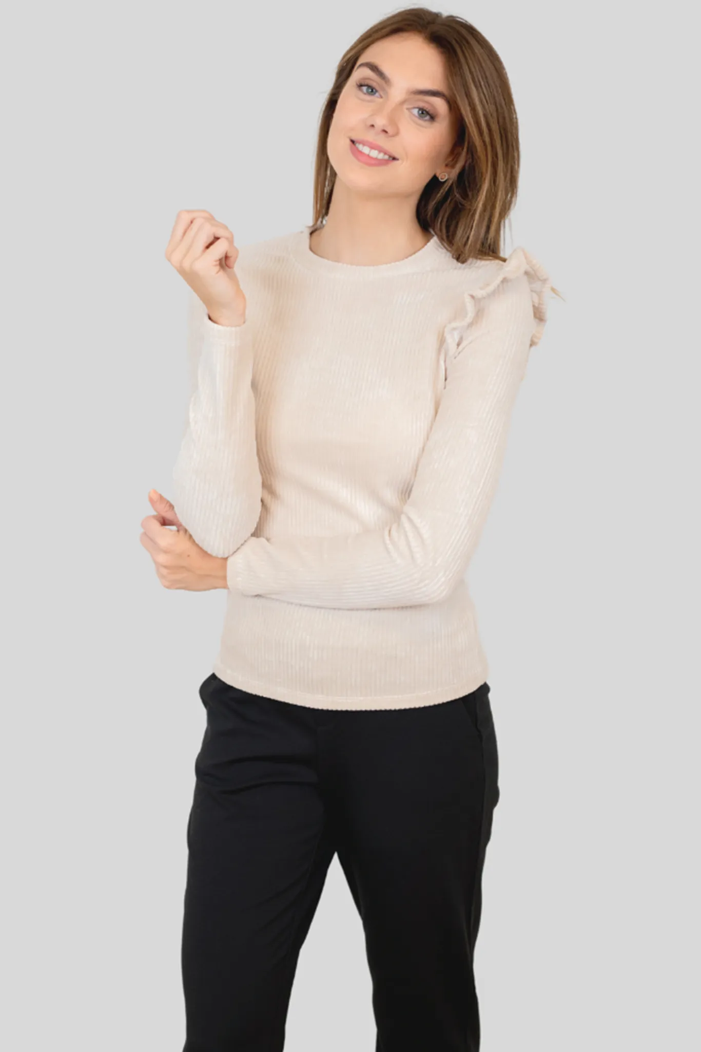 Fenja Jumper - Pumice Stone