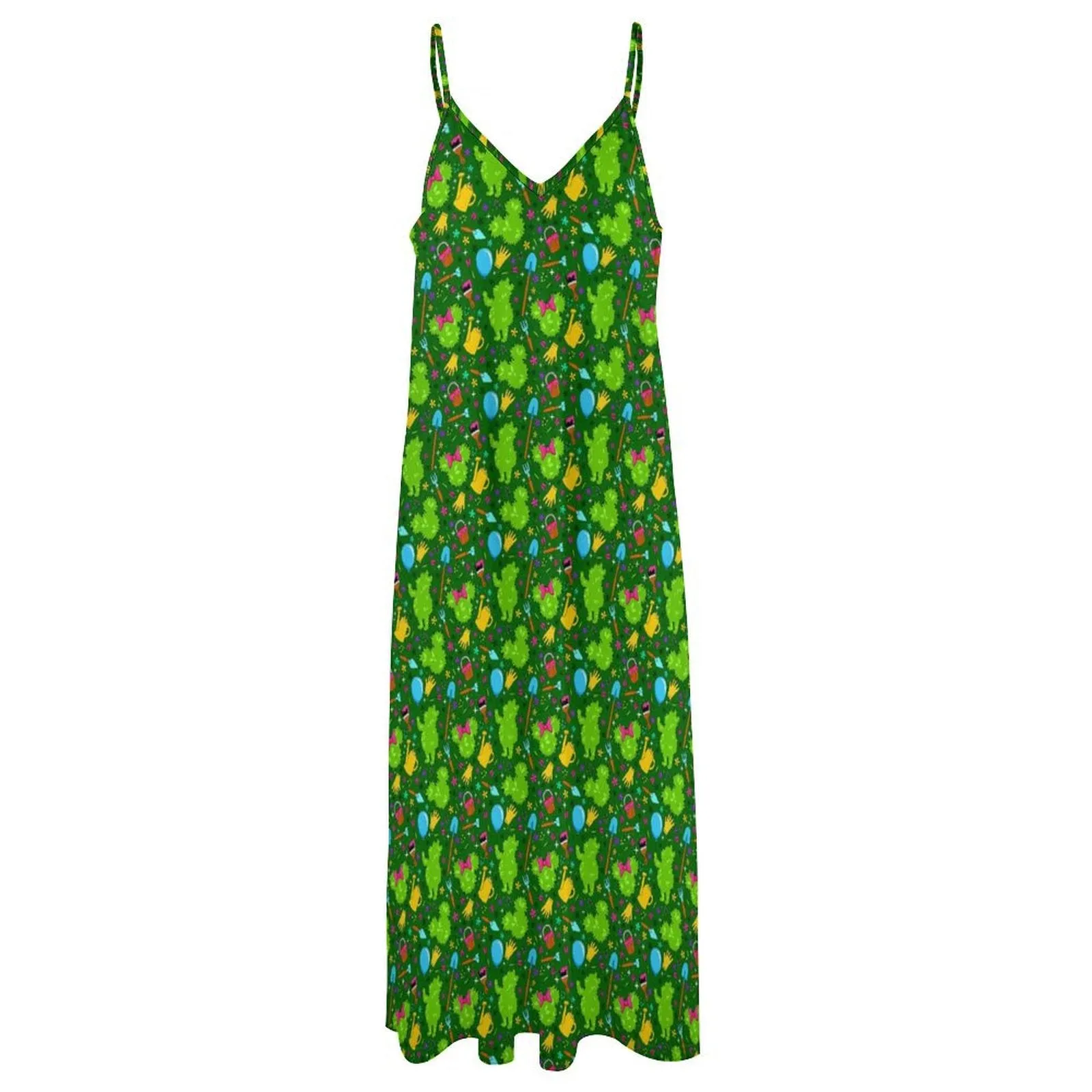 Flower And Garden Women's Summer Slip Long Dress