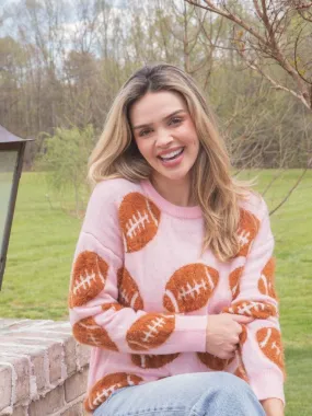 Football Fuzzy Sweater by Simply Southern