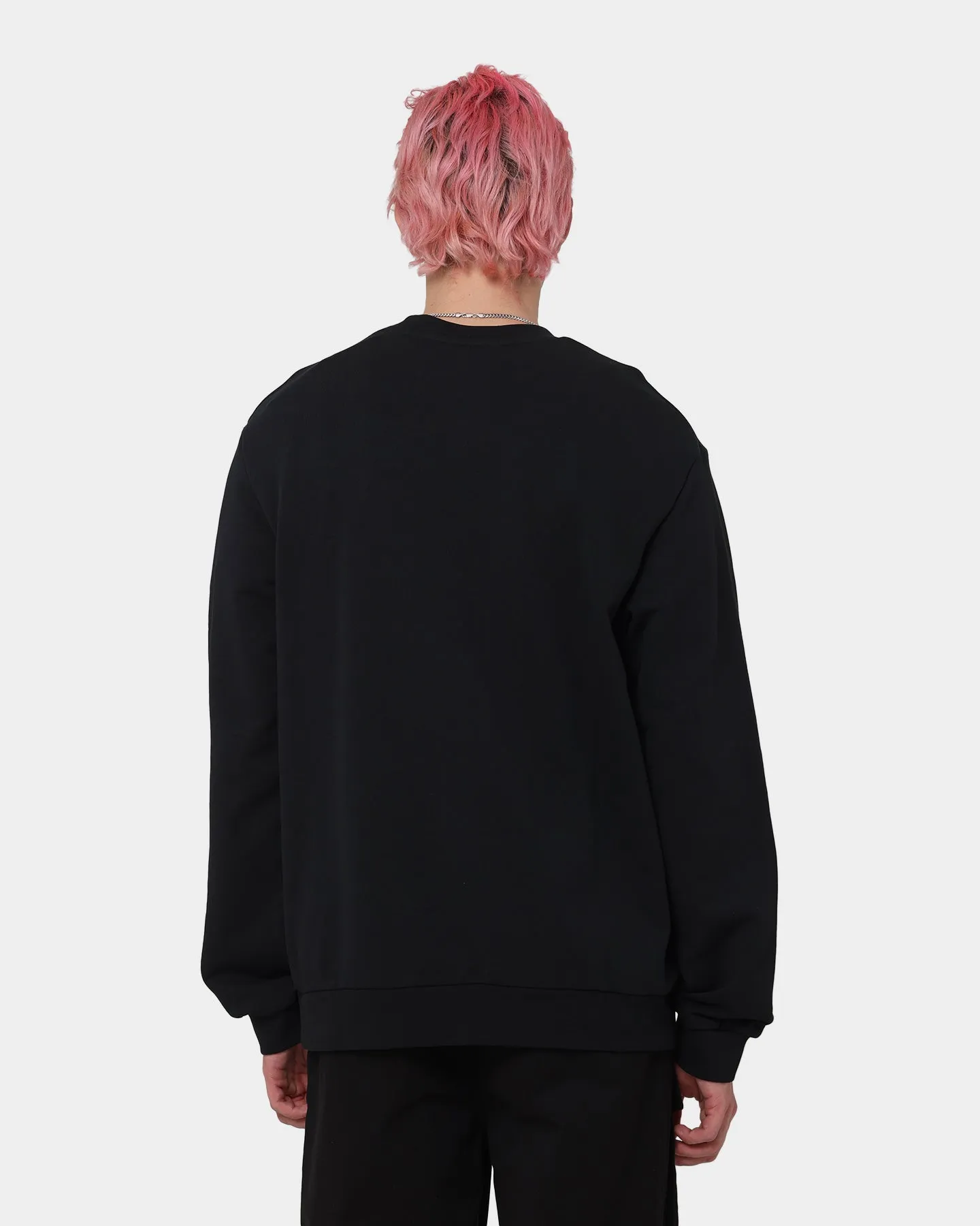 Fred Perry X Raf Simons Patched Sweatshirt Black