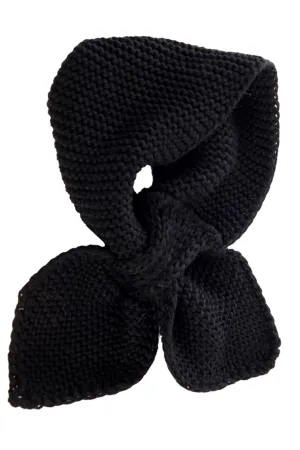 Fru-Fru Knit Scarf in Black by Banned Apparel