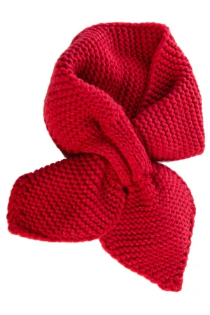 Fru-Fru Knit Scarf in Red by Banned Apparel