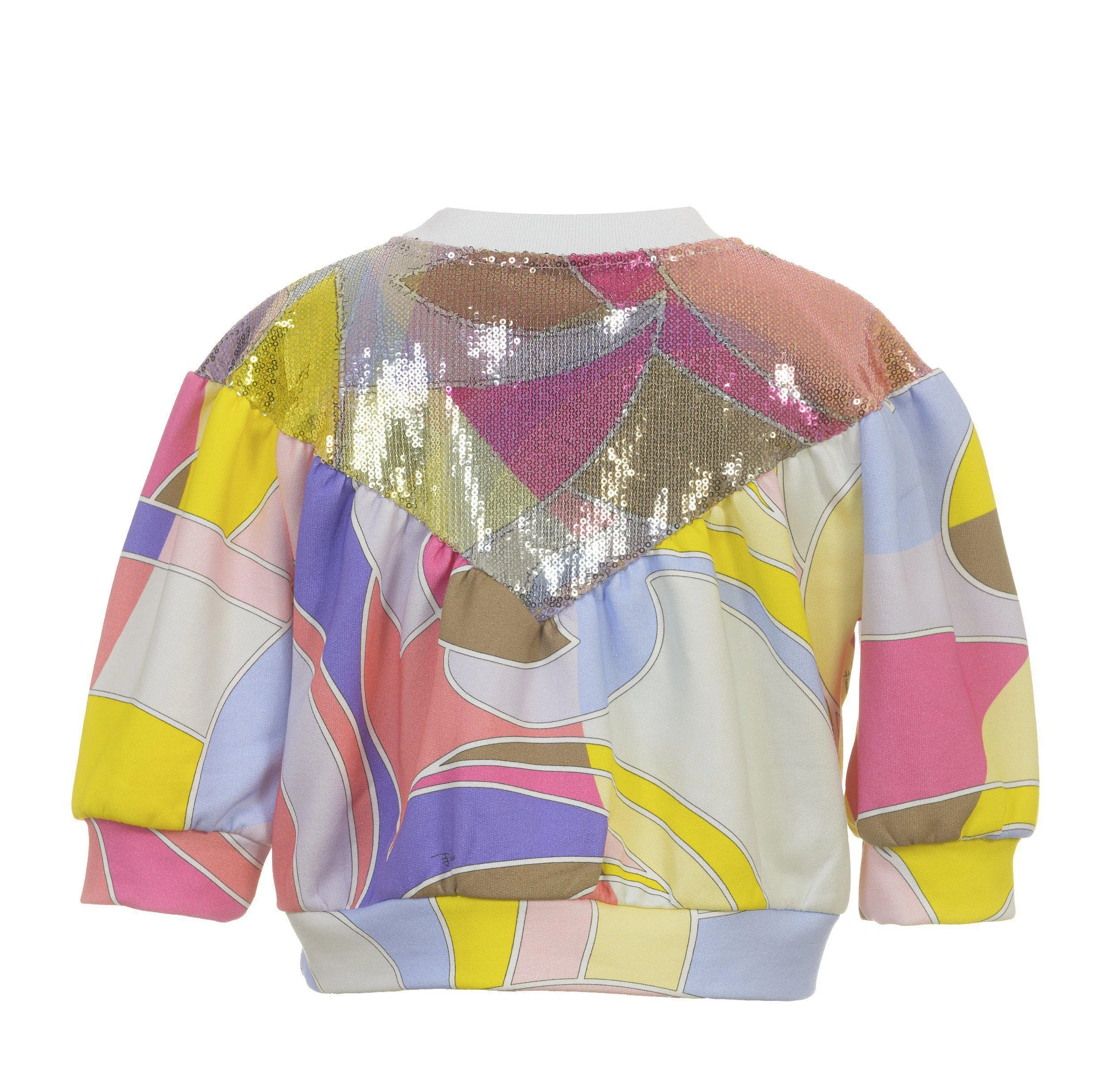 Girls Sequin Patterned Sweatshirt