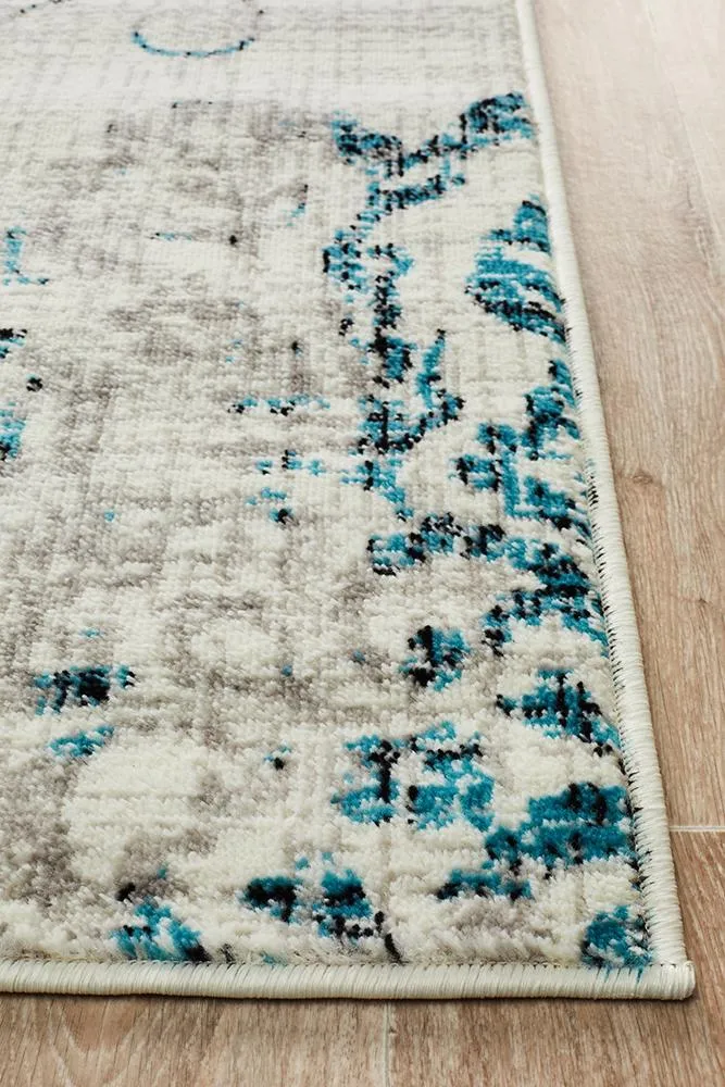 Giselle Transitional Rug Blue Grey