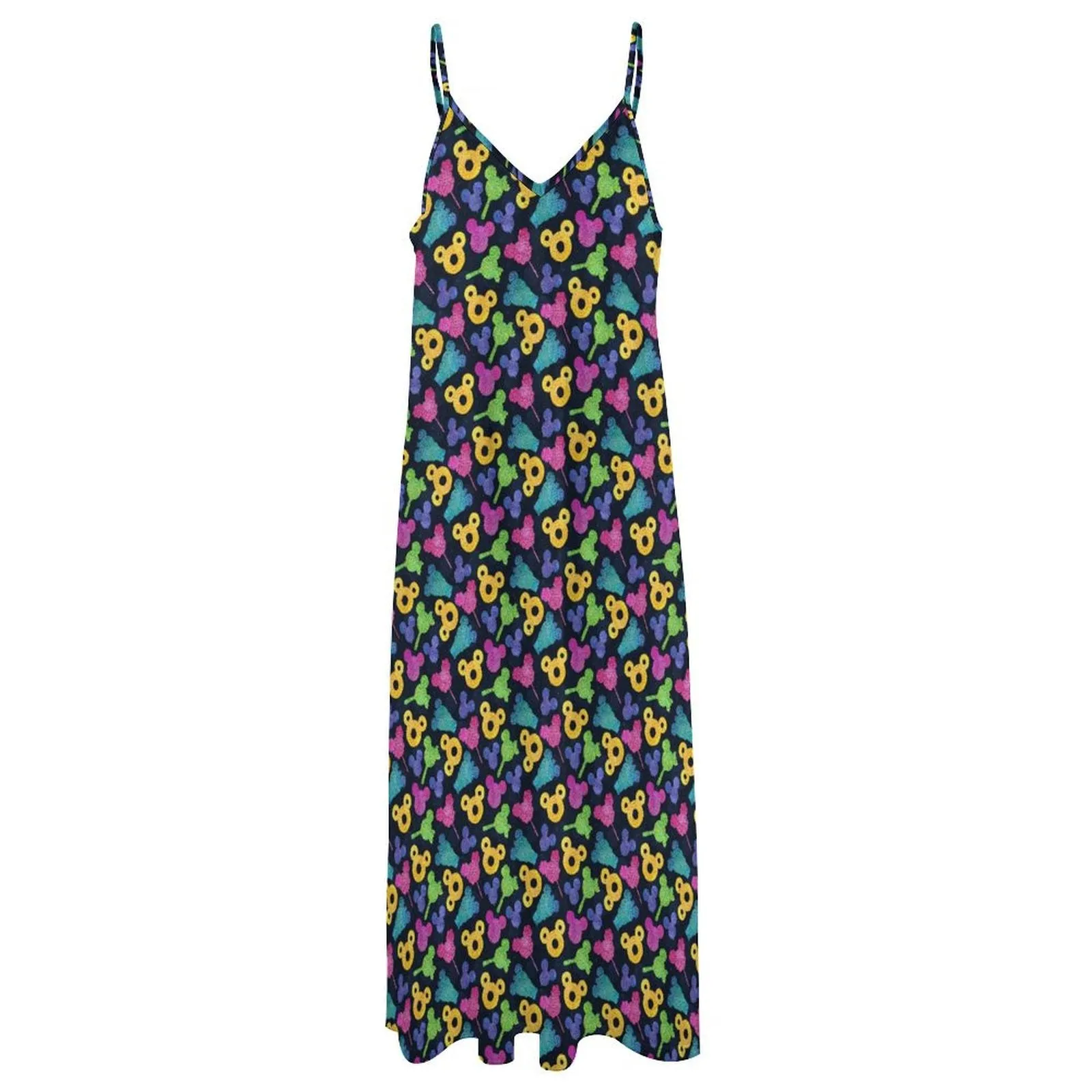 Glitter Park Snacks Women's Summer Slip Long Dress