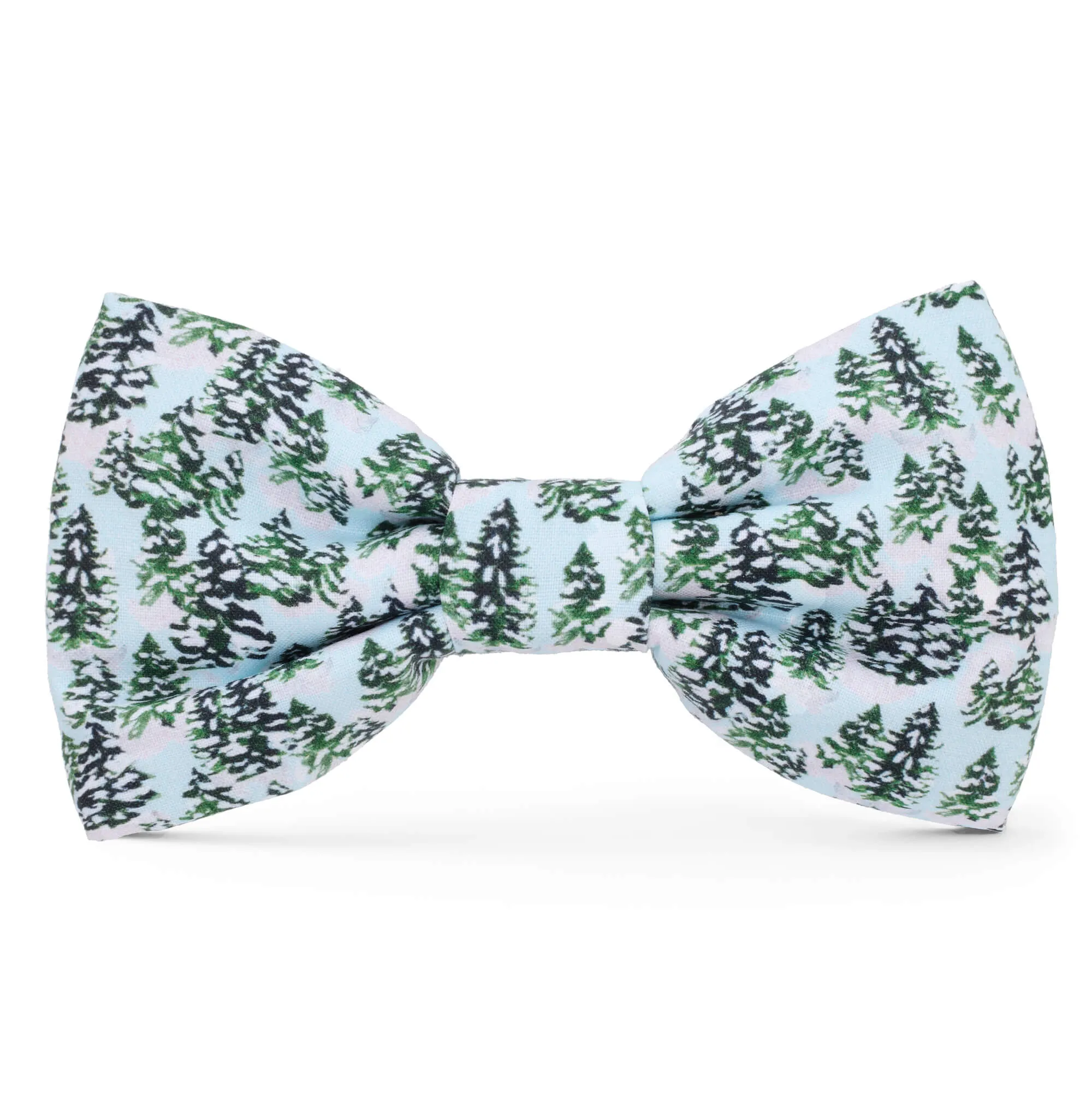 Gray Malin x TFD Snowy Pines Dog Bow Tie