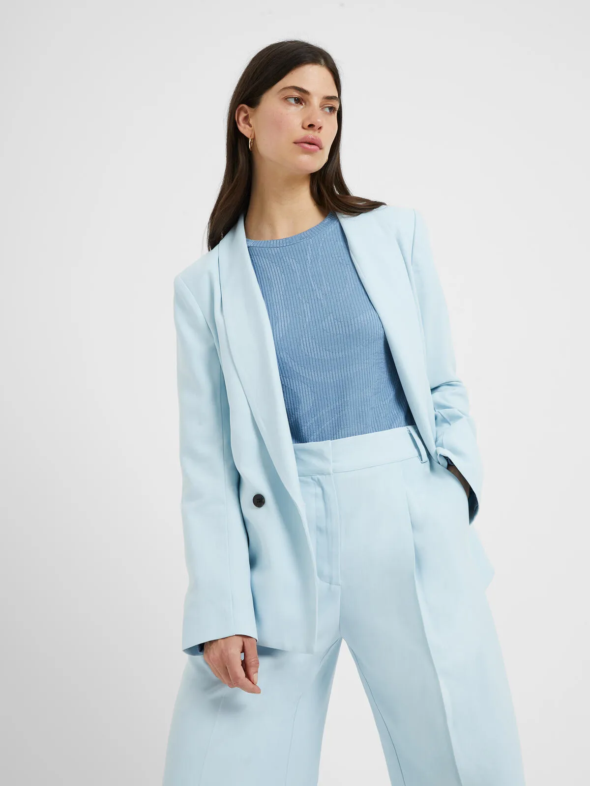 Great Plains Summer Tailoring Blazer-Corfu Blue-J5WAC