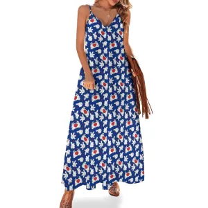 Happy Hands Women's Summer Slip Long Dress