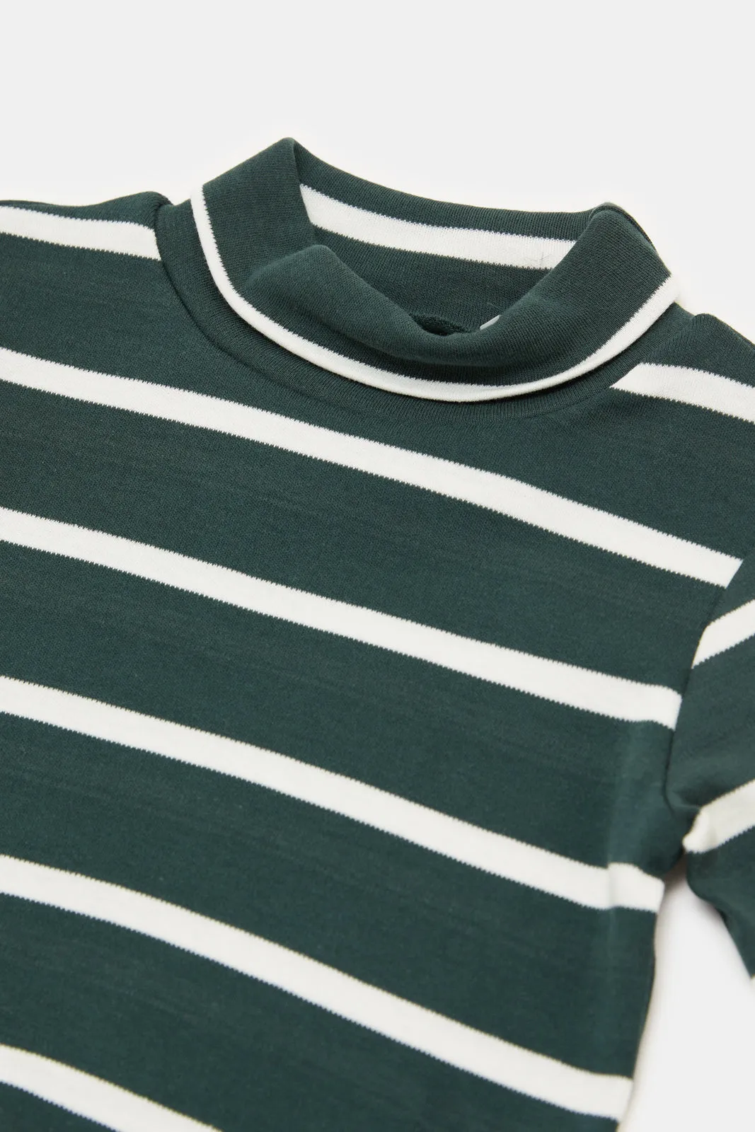 Infant Boys Blue Striped T-Shirt