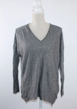 JOE FRESH CHARCOAL LIGHT KNIT SWEATER LADIES MEDIUM PRE-LOVED