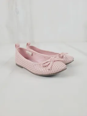 JOE FRESH PINK HEART SLIP ONS SIZE 10 PRE-LOVED