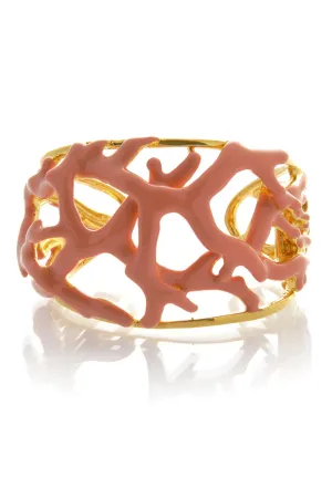 KENNETH JAY LANE REEF Light Coral Cuff