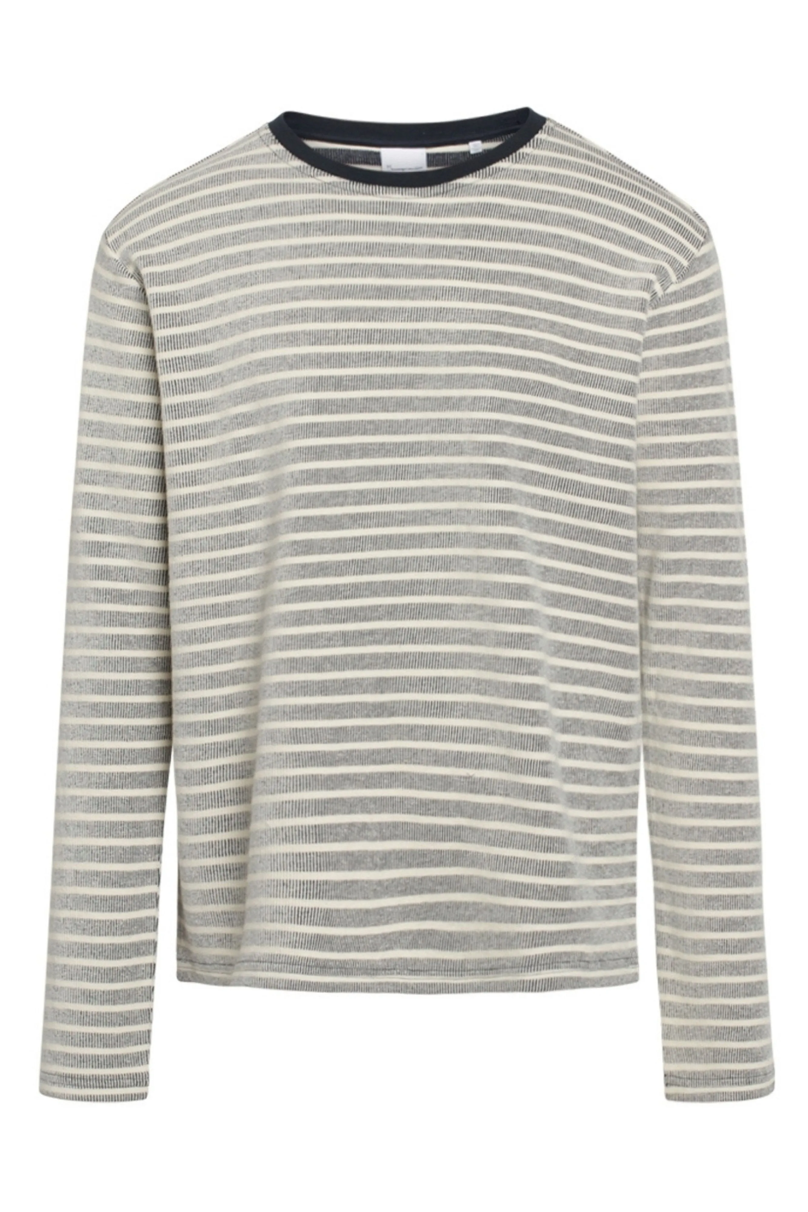 Knowledge Cotton Locust Striped Long Sleeve Top - GOTS Vegan