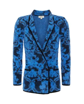 L'Agence Eileen Jacquard Knit Blazer