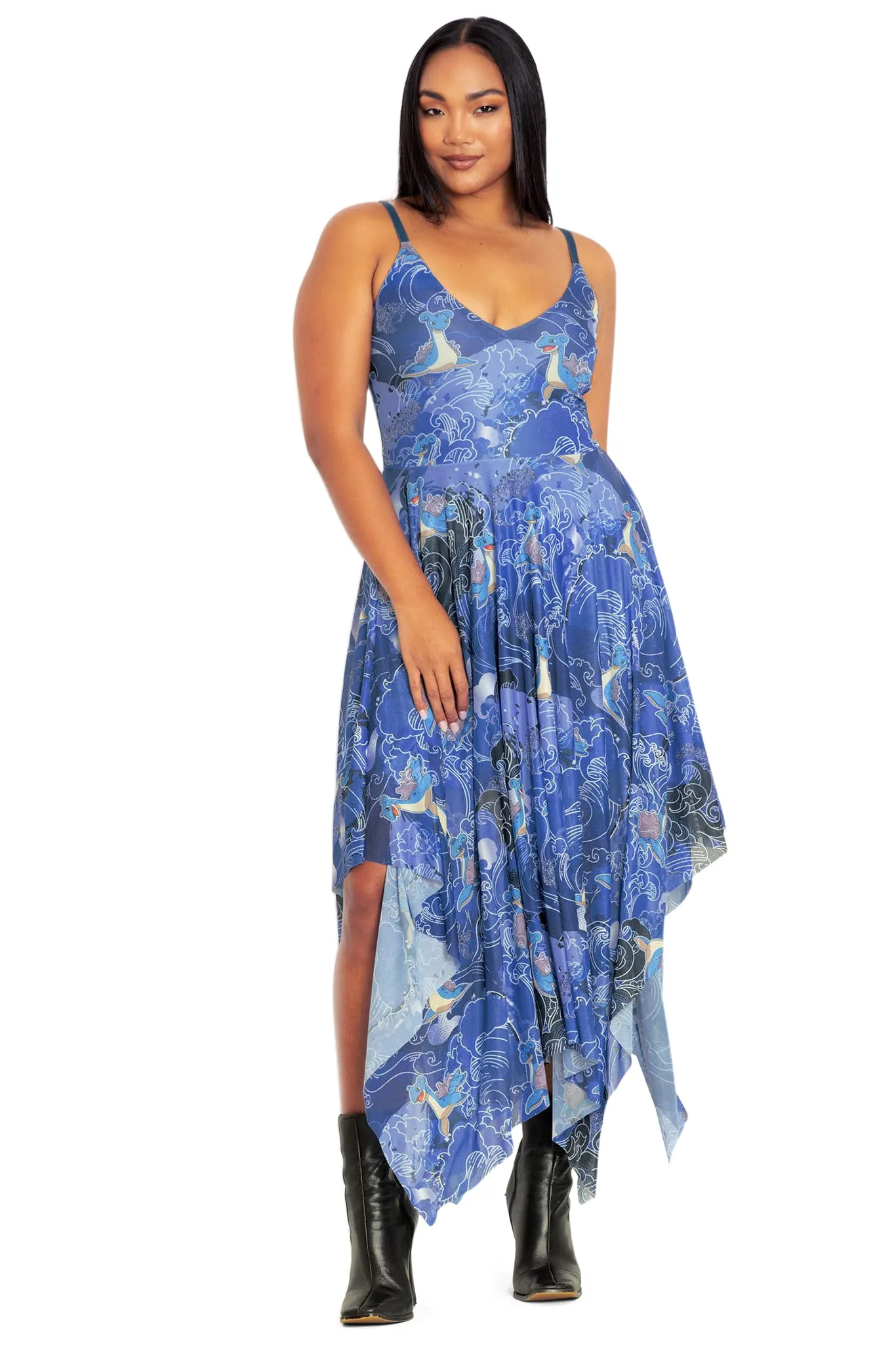 Lapras Waves Handkerchief Dress