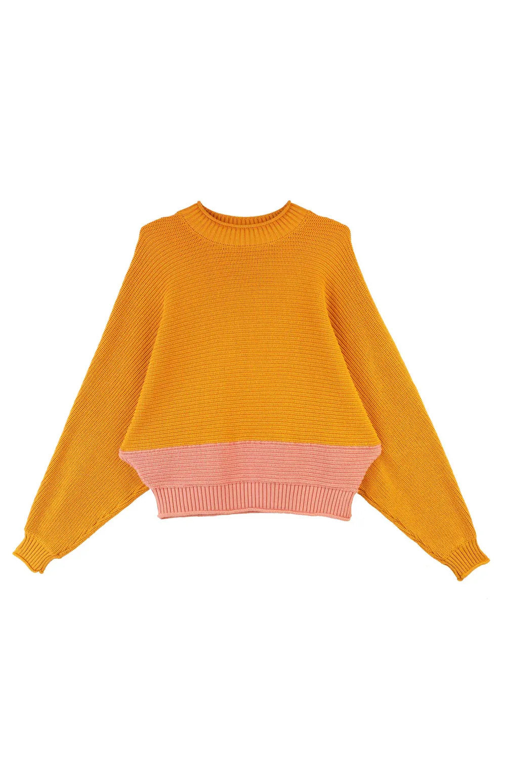 L.F. Markey Vernon Pink Ochre Knit Sweater