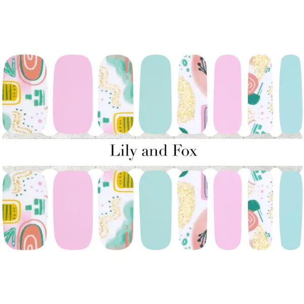 Lily And Fox - Nail Wrap - Arizona Oasis