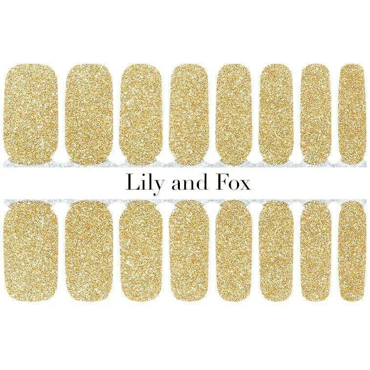 Lily and Fox - Nail Wrap - Fool's Gold