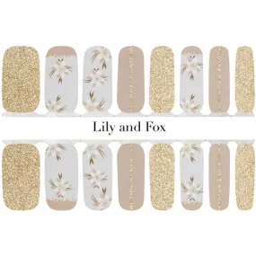 Lily And Fox - Nail Wrap - Golden Glamour