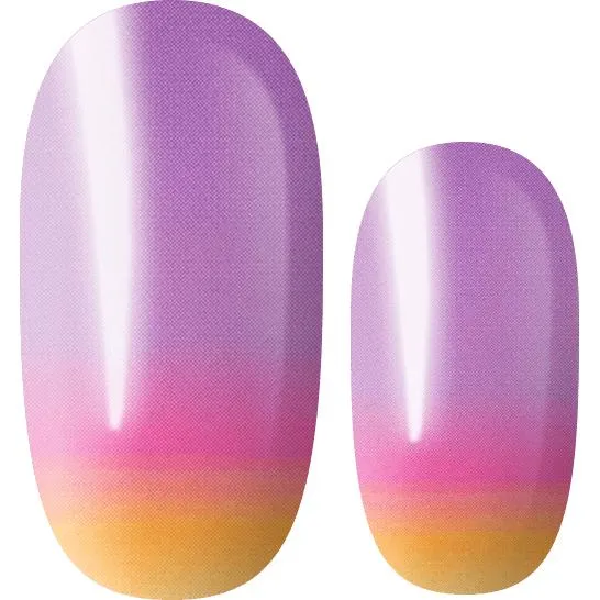 Lily and Fox - Nail Wrap - Tropical Sunset