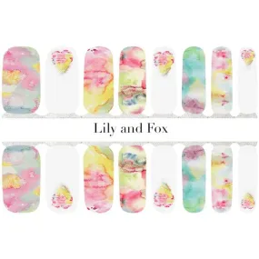 Lily and Fox - Nail Wrap - Watercolour Wish