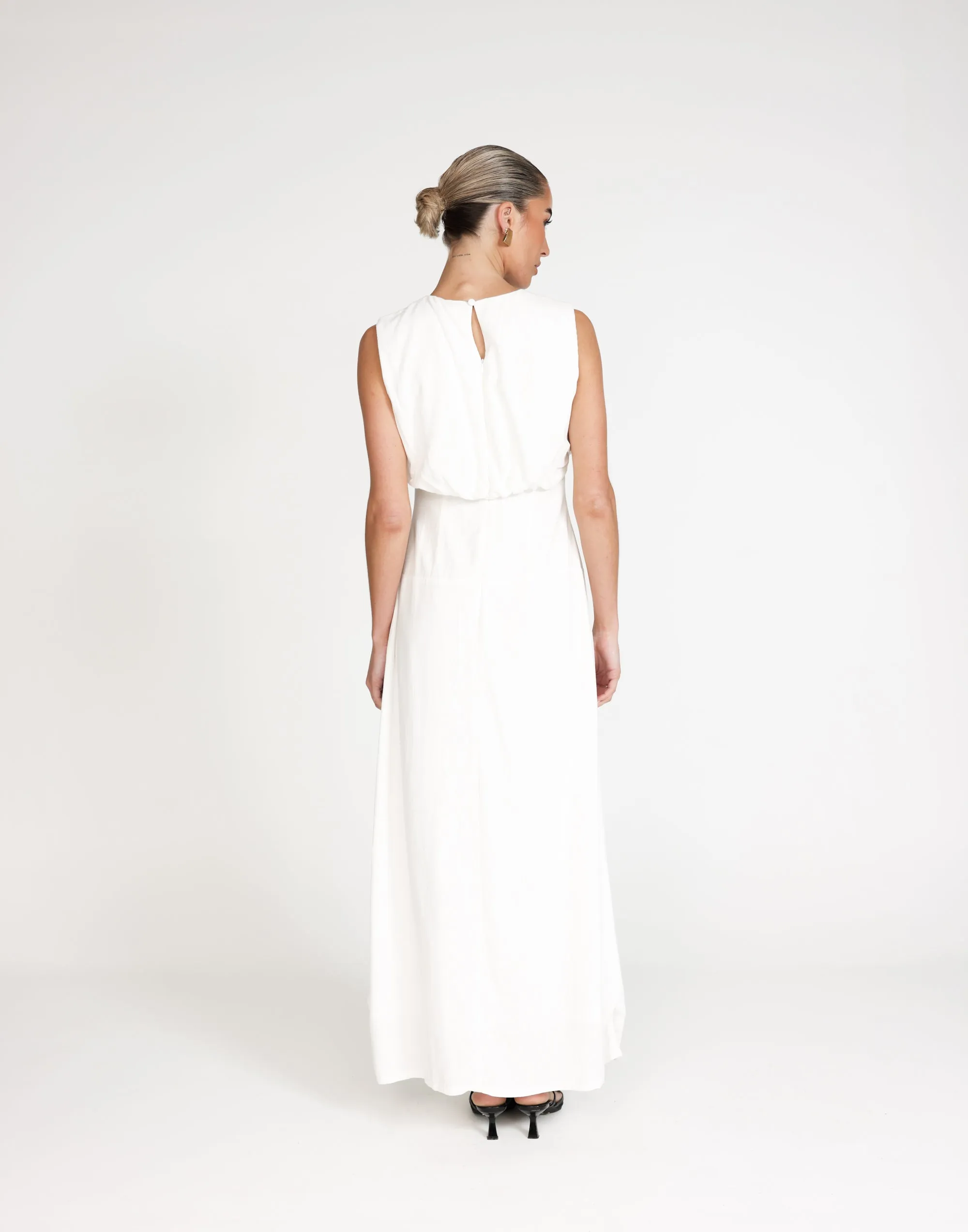 Liza Maxi Dress (White)