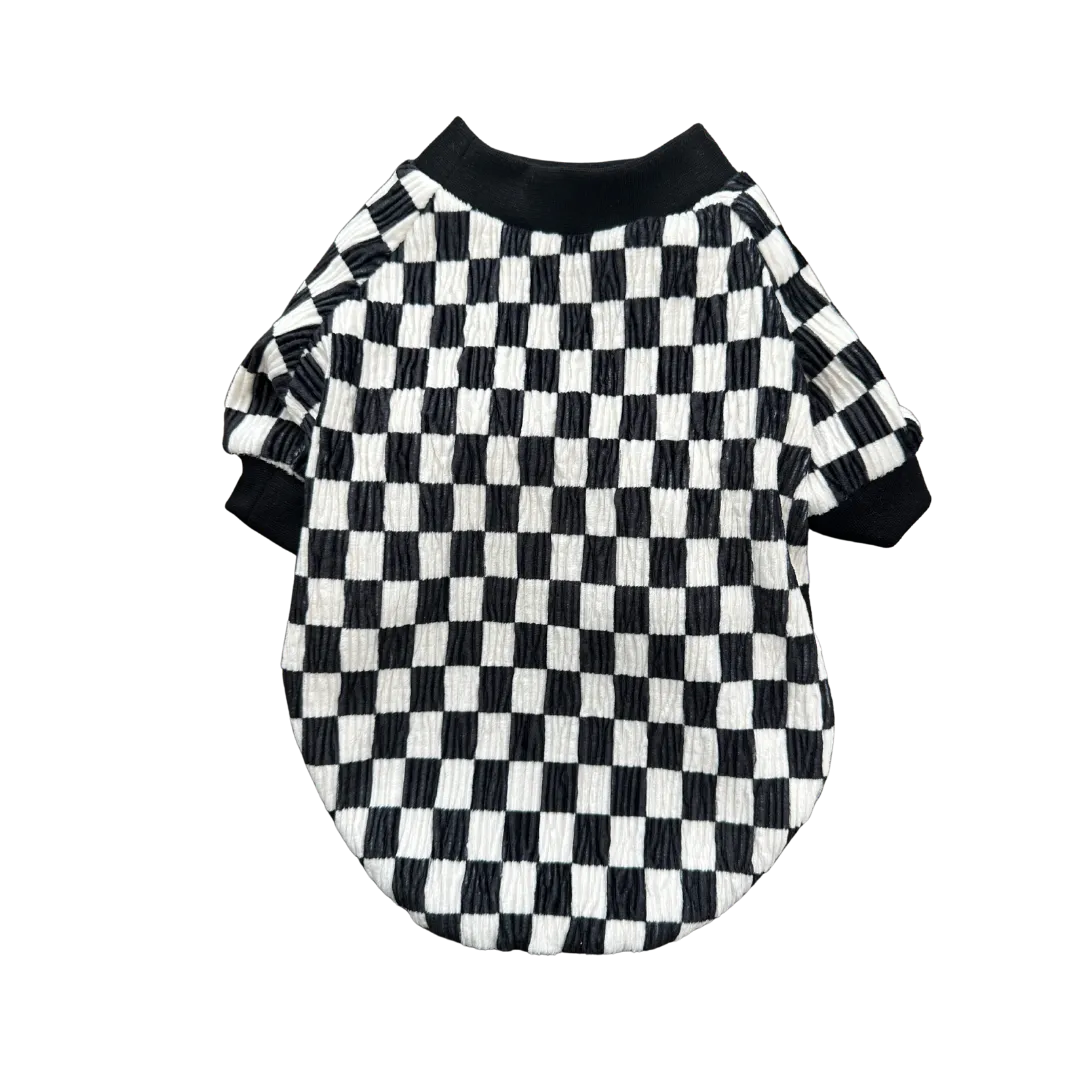 Lounge-y Checkers Shirt