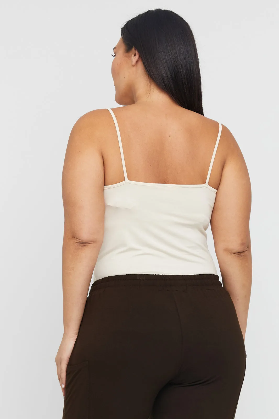 Lucia Bamboo Cami - Ecru