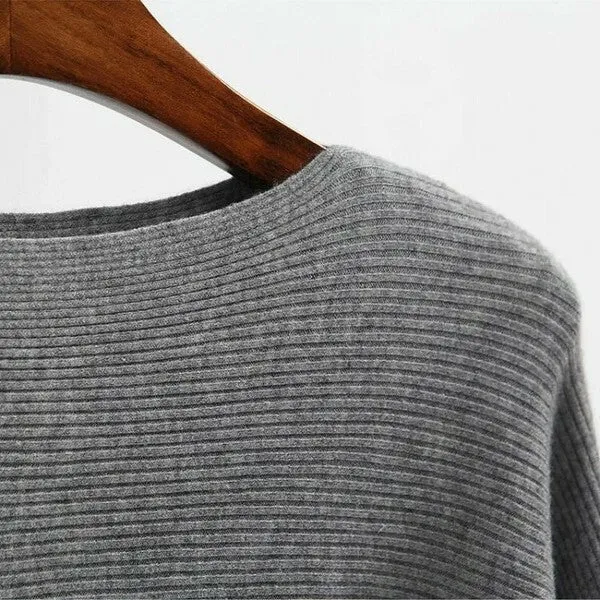 Lumierre | Dolman Rib Knit Pullover