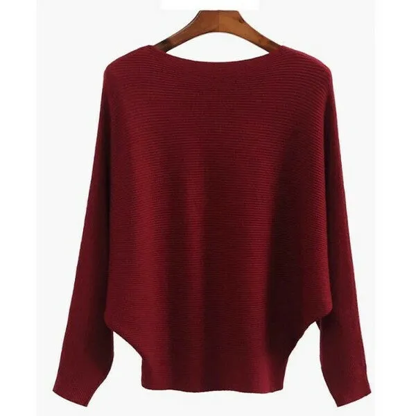 Lumierre | Dolman Rib Knit Pullover