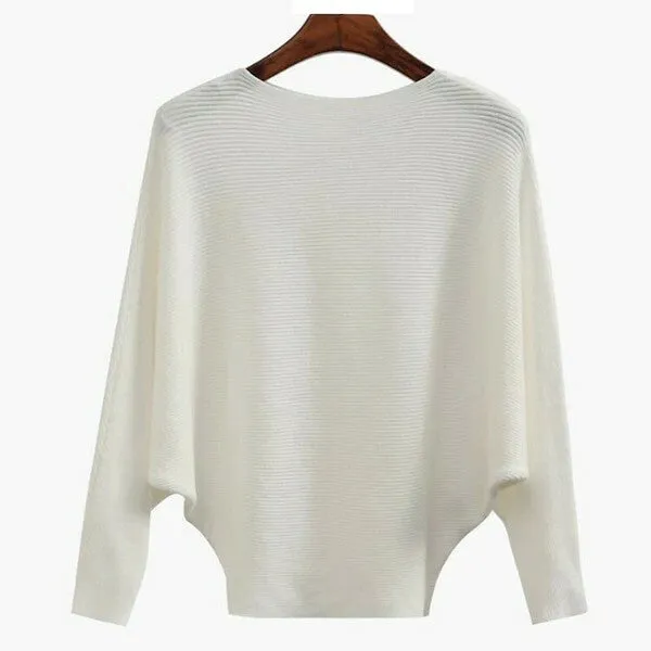 Lumierre | Dolman Rib Knit Pullover