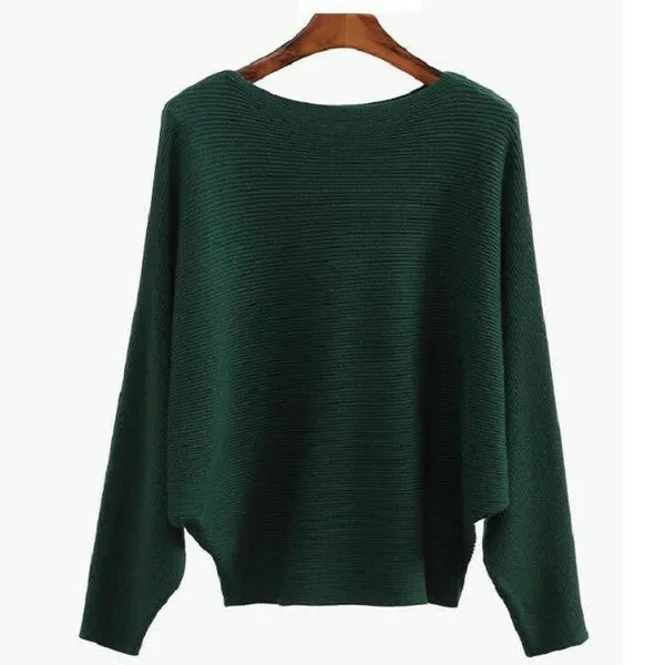 Lumierre | Dolman Rib Knit Pullover