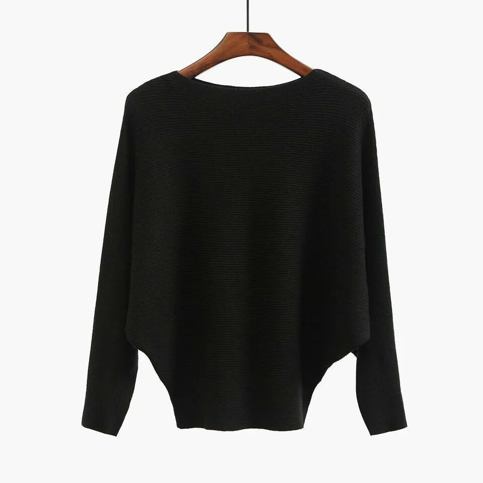 Lumierre | Dolman Rib Knit Pullover