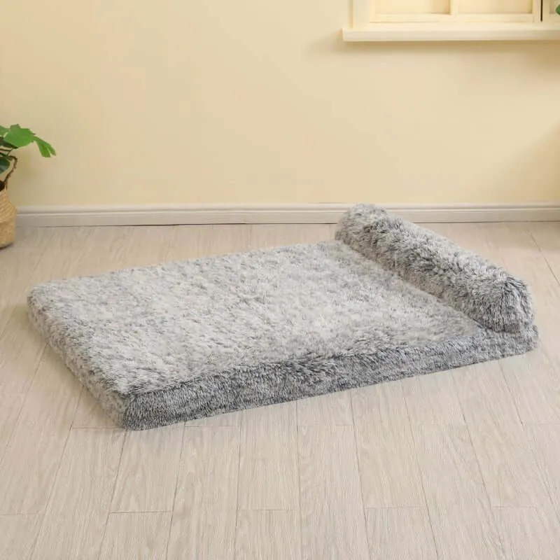 Luxurious Plush Washable Dog Beds with Removable Cover 91*68*15 CM