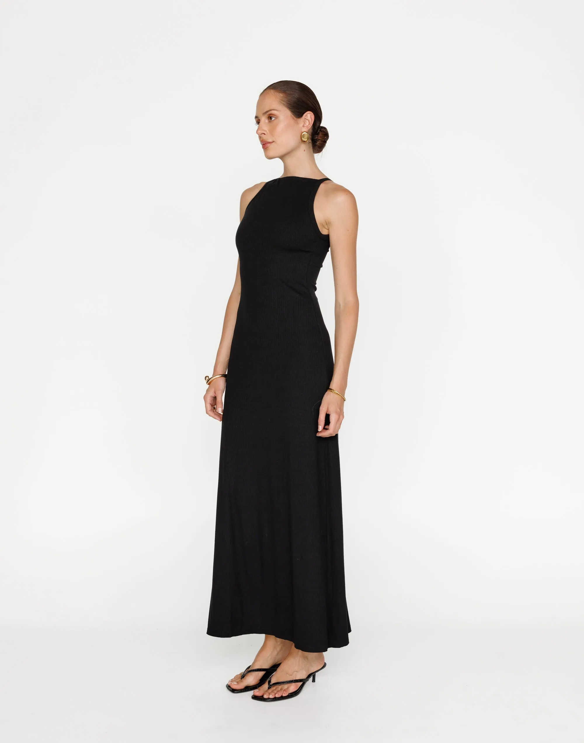 Maizie Maxi Dress (Black)