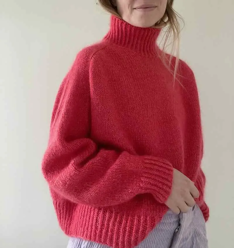 Majse sweater by Pastelkollektivet, No 20, No 12   silk mohair knitting kit