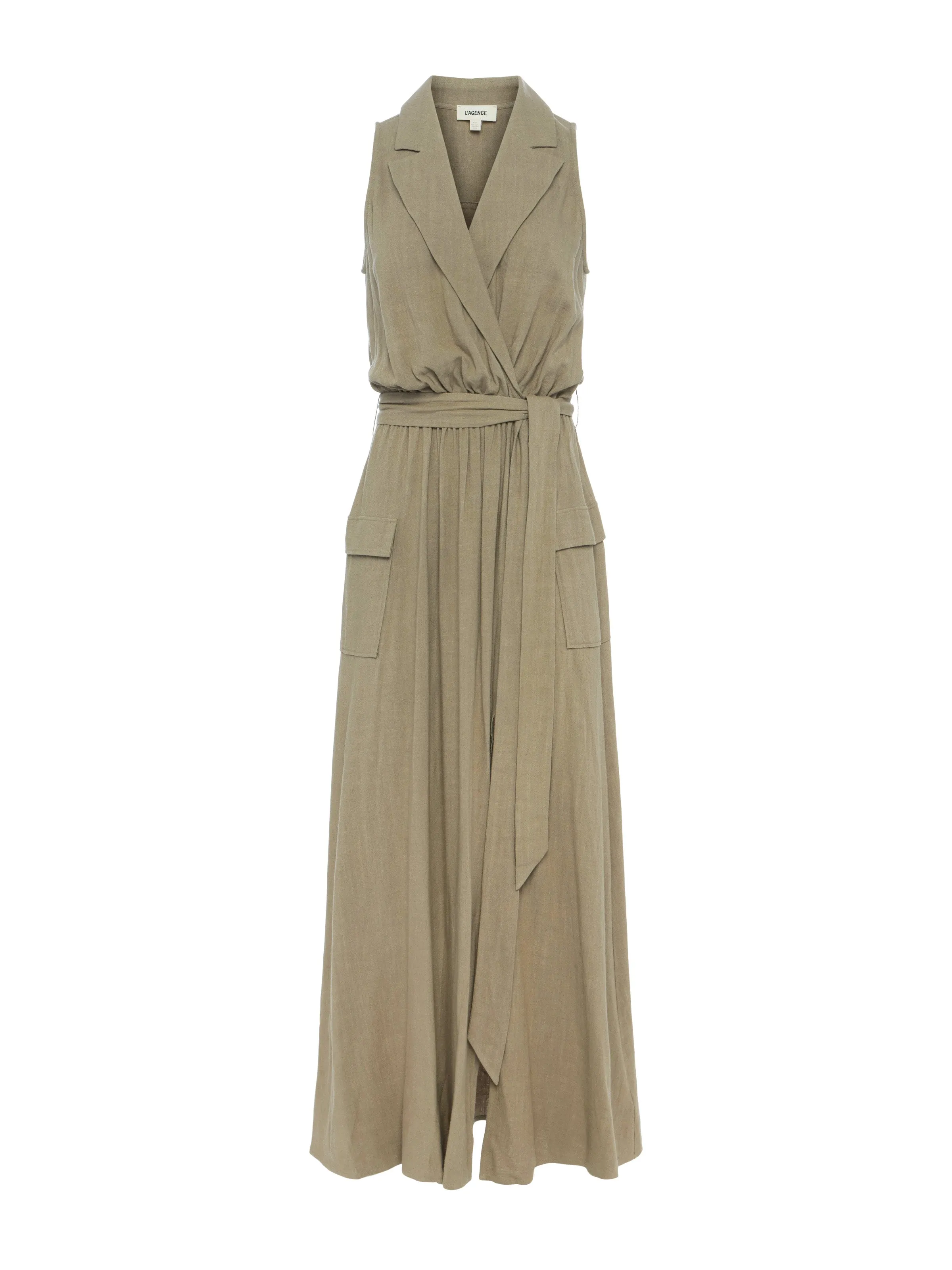 Mayer Linen-Blend Maxi Dress