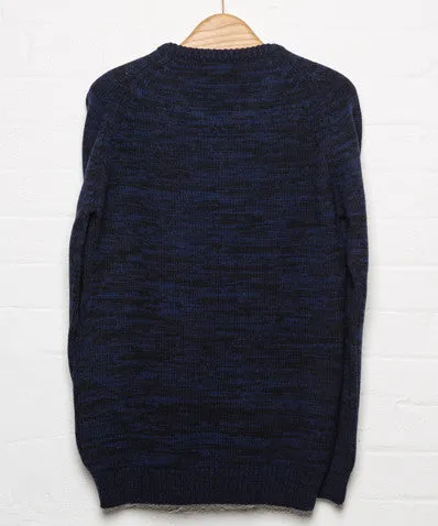 Melange Sweater Navy