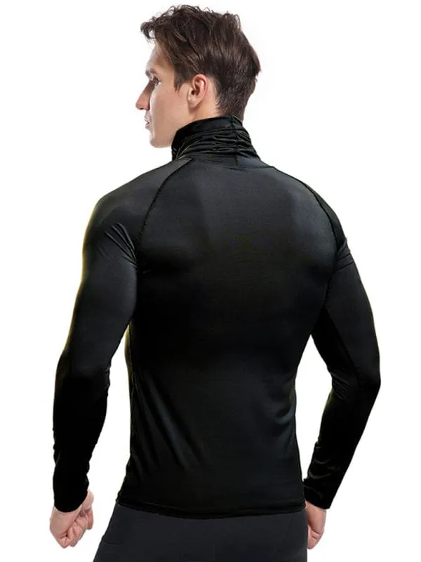 Men's Movement Turtleneck Long-Sleeved Shirt