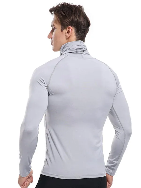 Men's Movement Turtleneck Long-Sleeved Shirt